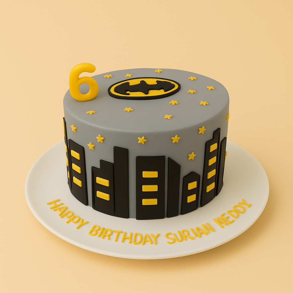Batman Superhero Cake
