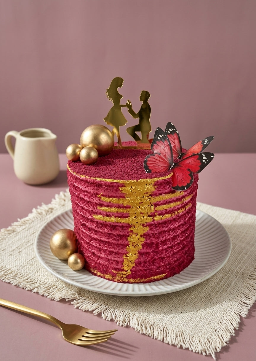 Red Velvet Tall Cake