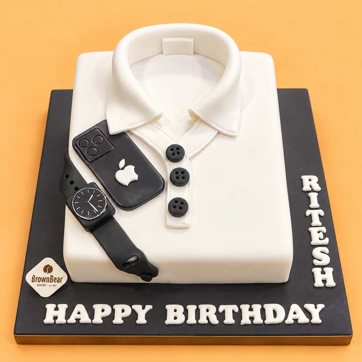 Classic Gentleman Birthday Cake