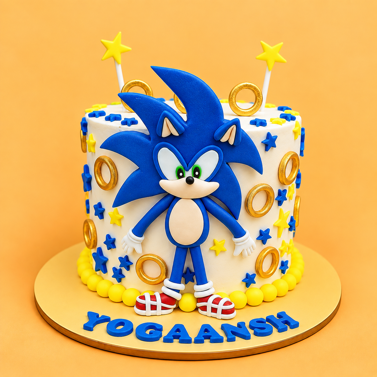 Gotta Go Fast! Sonic Birthday Cake