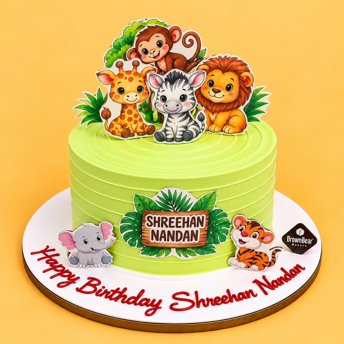 WILDLY WONDERFUL SAFARI CAKE