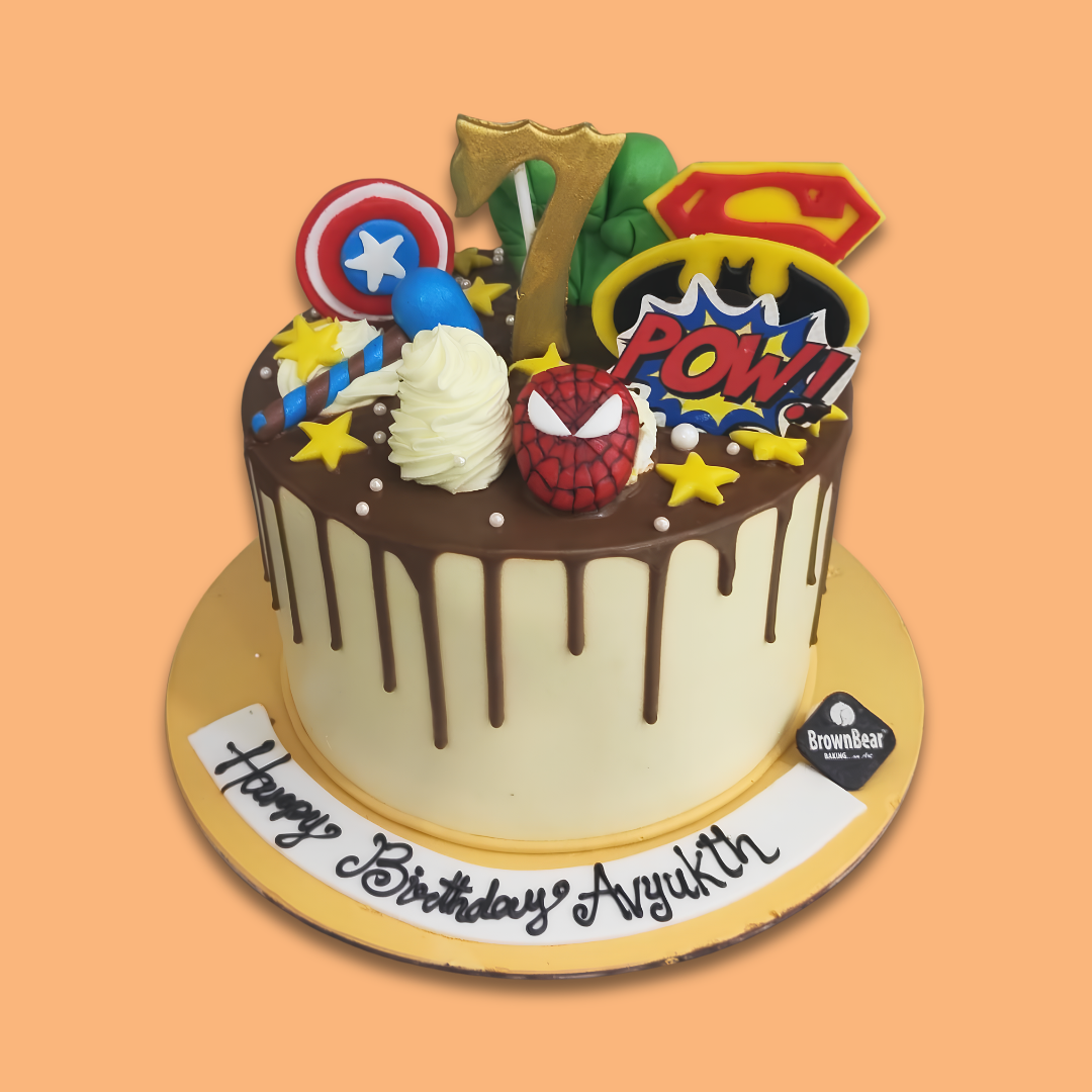 A Superhero Celebration Cake