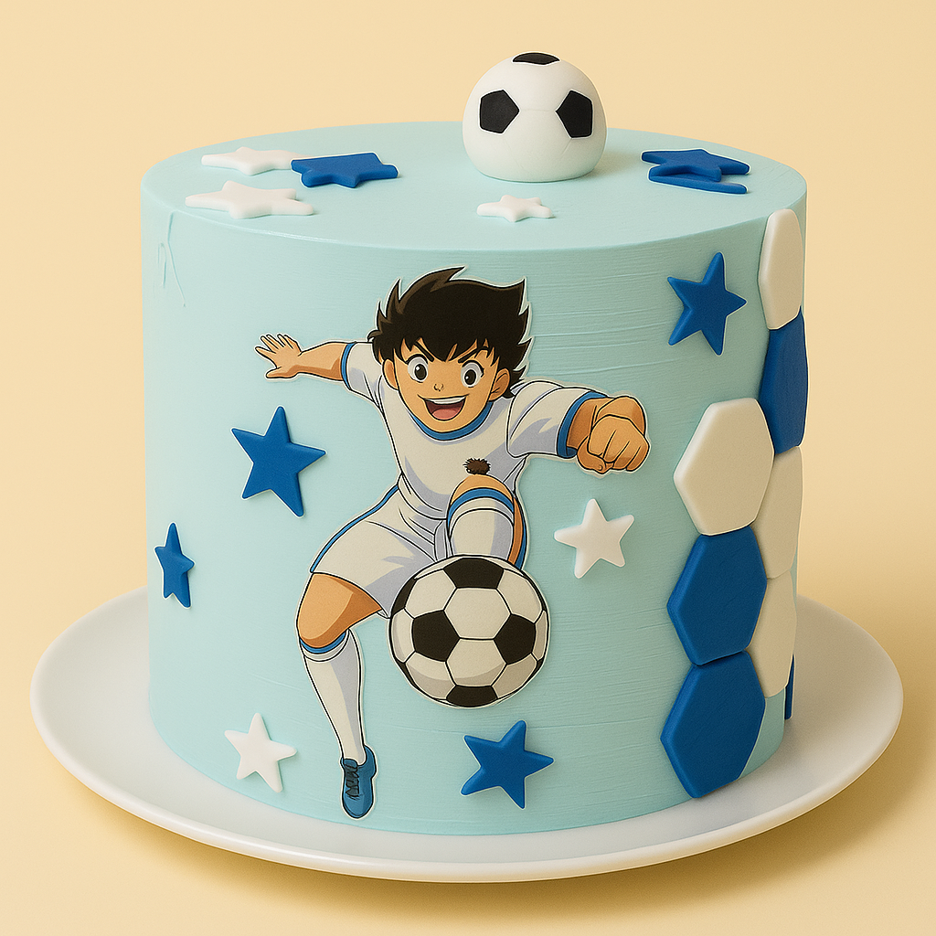 Kick Off Soccer Star Cake