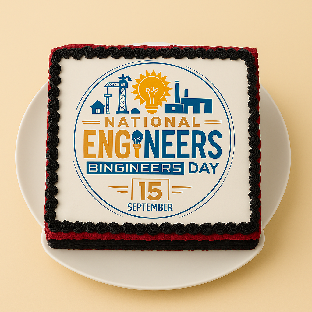 Engineers Day Logo Cake