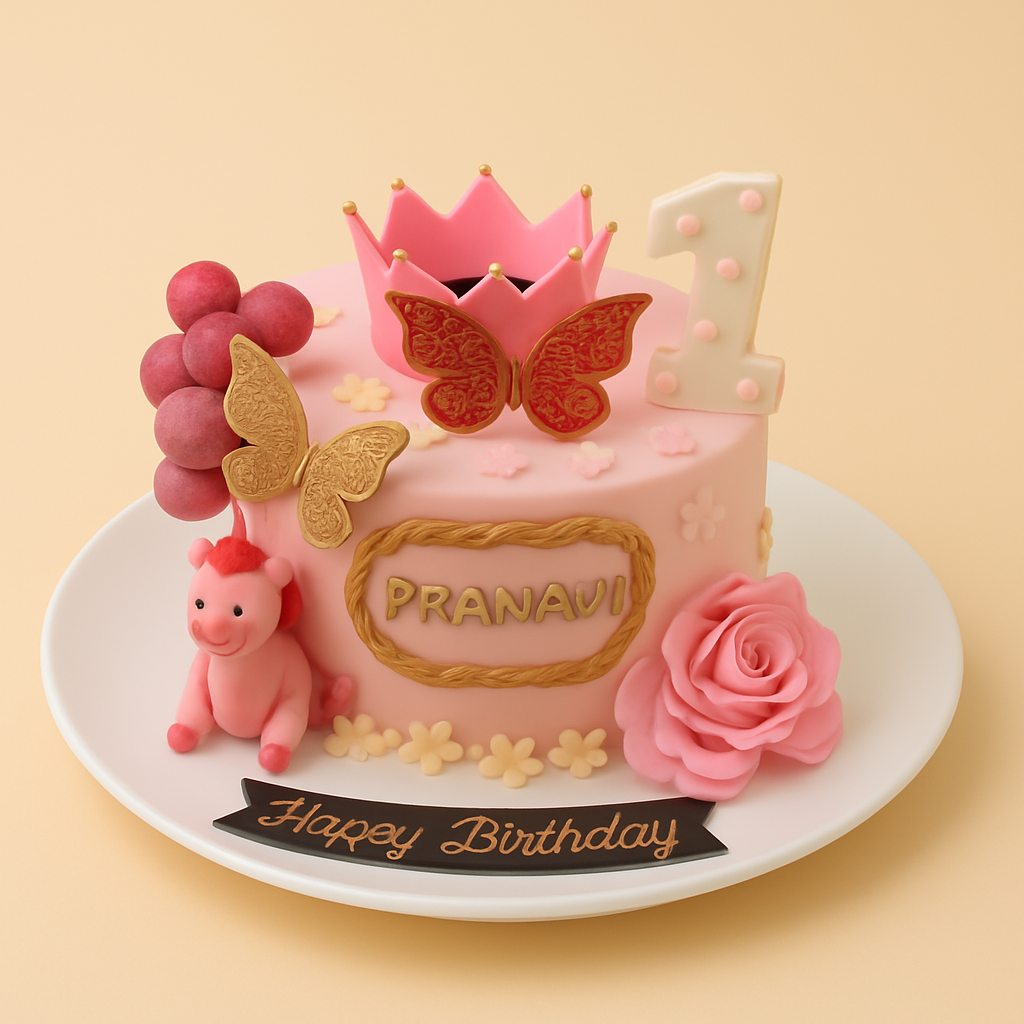Pink Fantasy Unicorn Cake