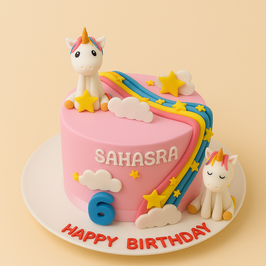 Unicorn Rainbow Dream Cake