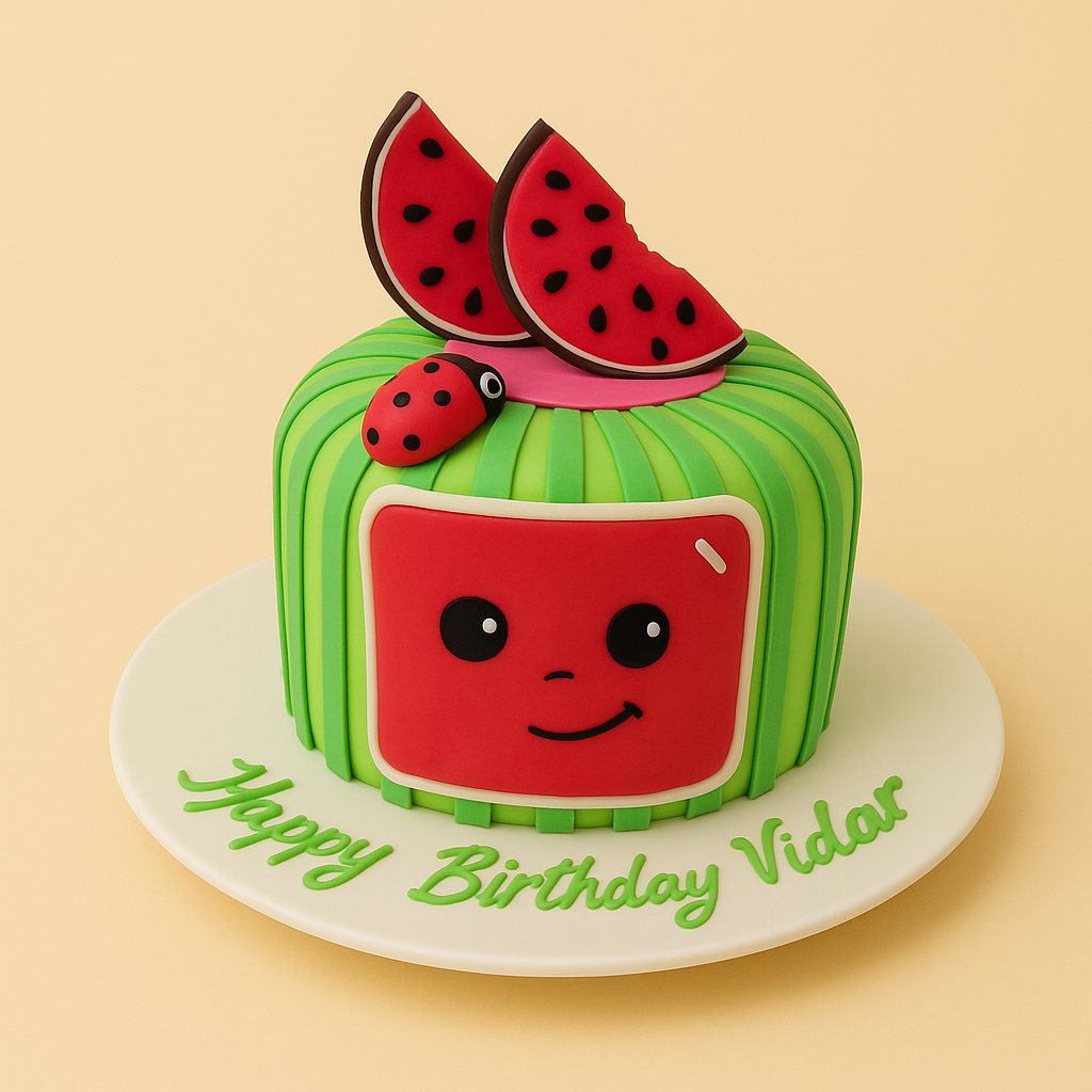 Cocomelon Birthday Cake