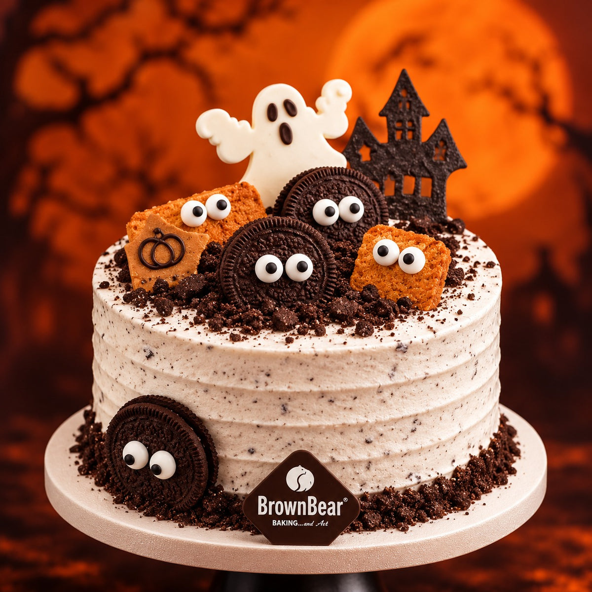 Oreo Halloween Cake