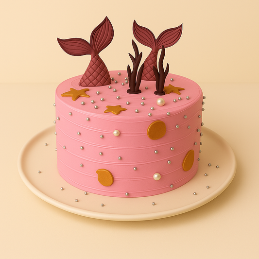 Magical Mermaid Theme Cake