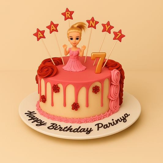 Princess Doll Birthday Cake