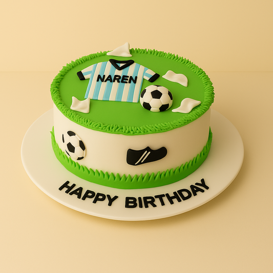 Soccer Champion Birthday Cake