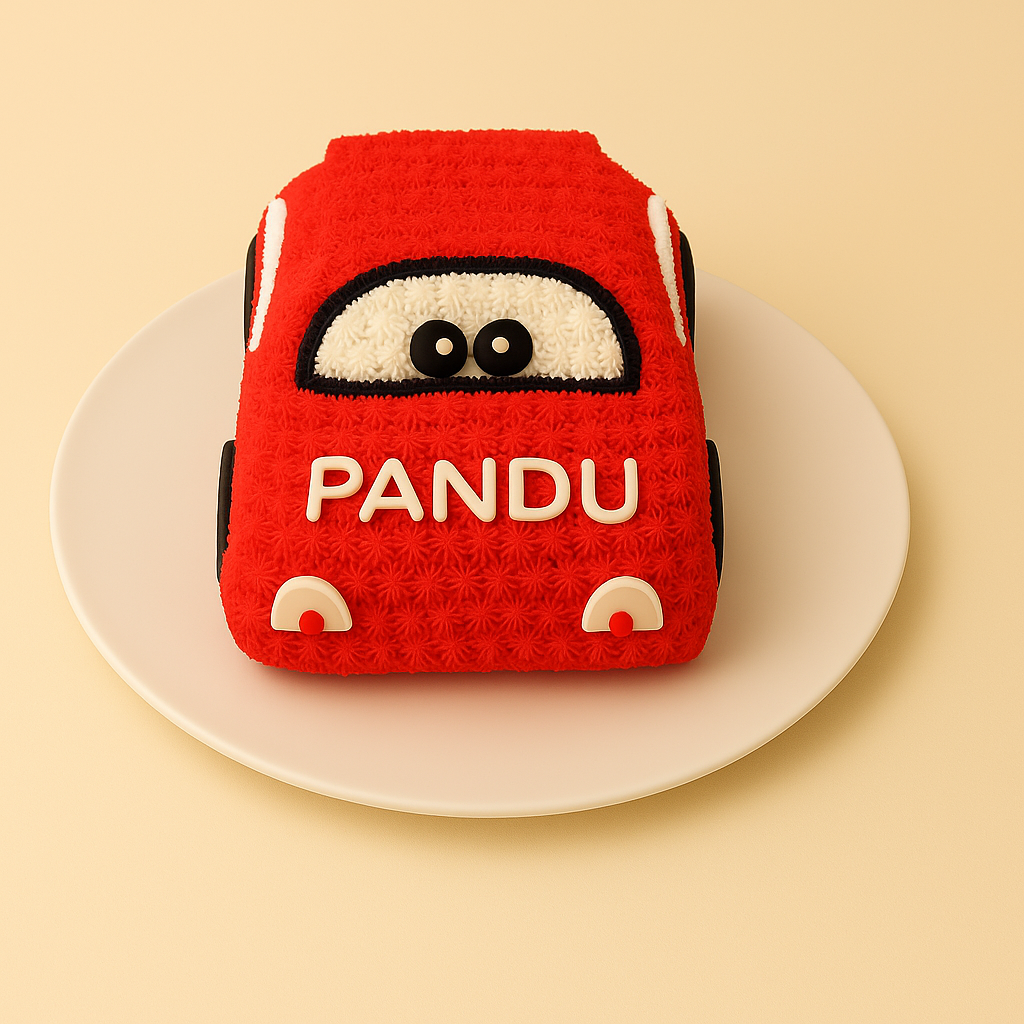 Red Racer Sports Car Birthday Cake