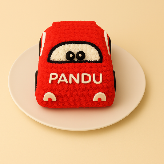 Red Racer Sports Car Birthday Cake