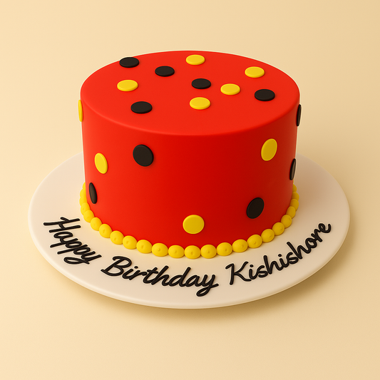 Polka Pop Birthday Cake