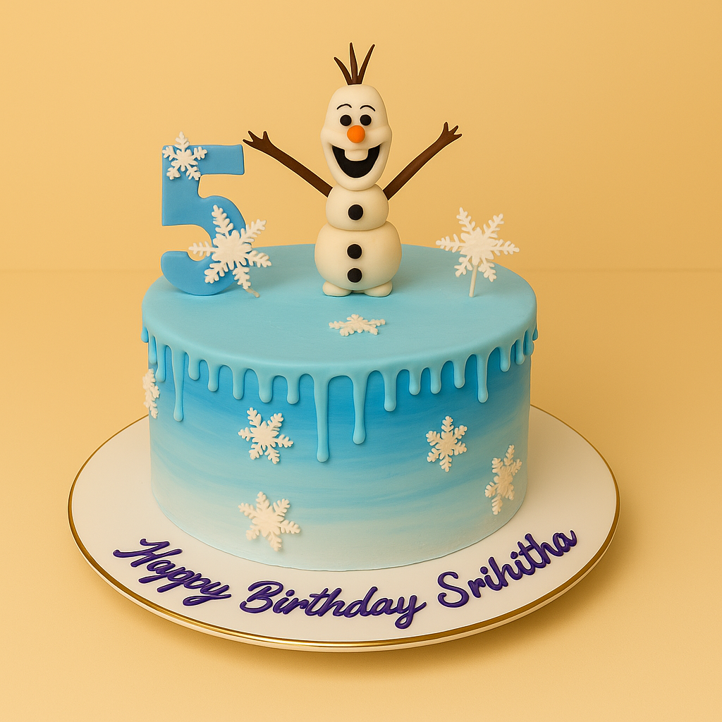 Disney Frozen Fun Birthday Cake