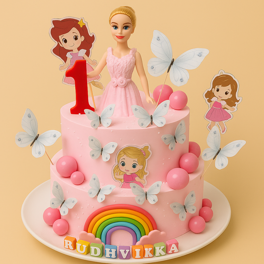 Barbie Butterfly Dream Cake
