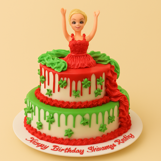 Barbie Doll Birthday Cake