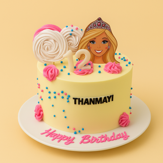 Barbie Princess Birthday Cake