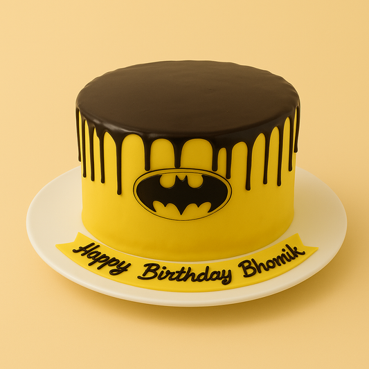 Batman Hero Marvel Birthday Cake