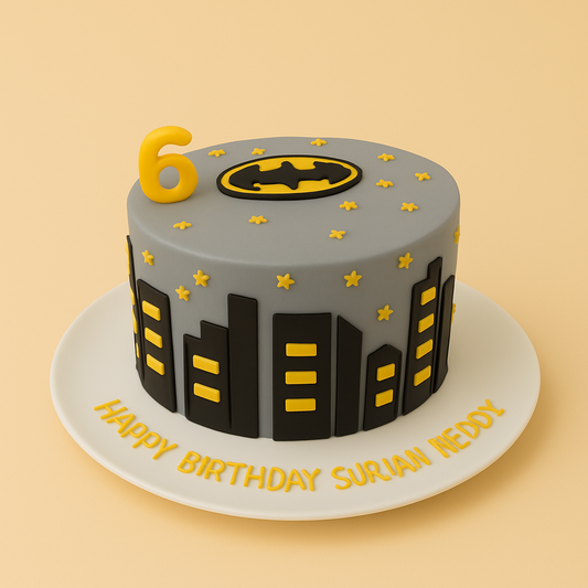 Batman Superhero Cake
