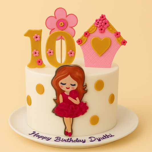 Blossom Birthday Charm Cake