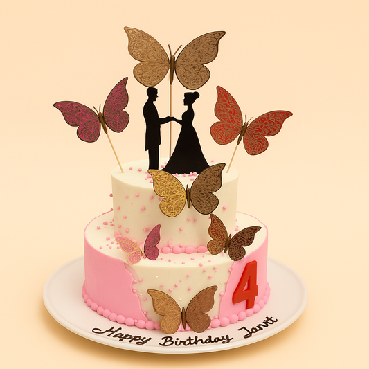Butterfly Bliss Celebration Cake
