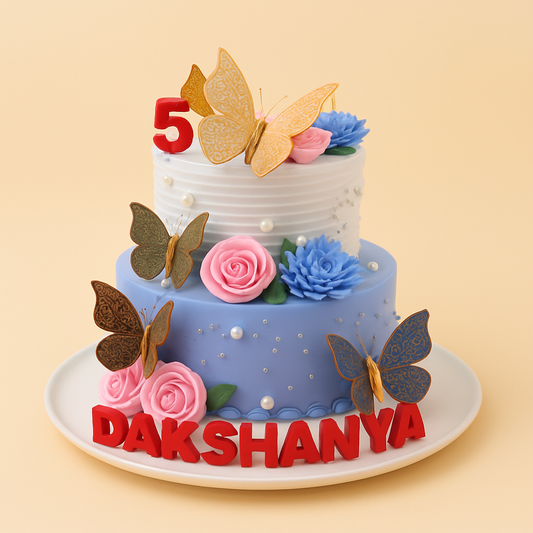 Butterfly Blossom Cake