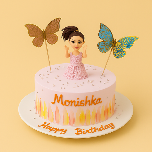 Butterfly Princess Cake