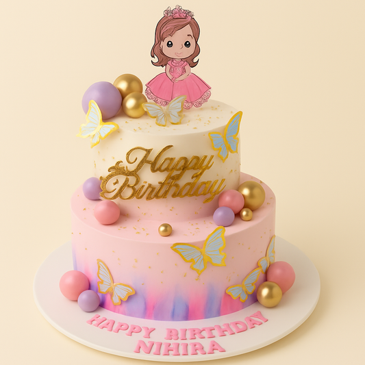 Butterfly Princess Fantasy Cake