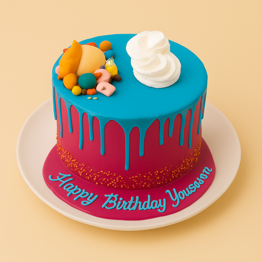Candy Drip Birthday Cake
