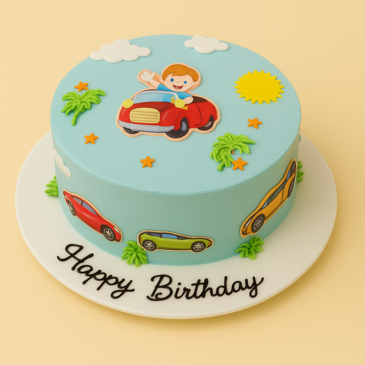Car Adventure Cake