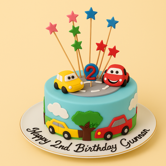 Cars Adventure Birthday Cake