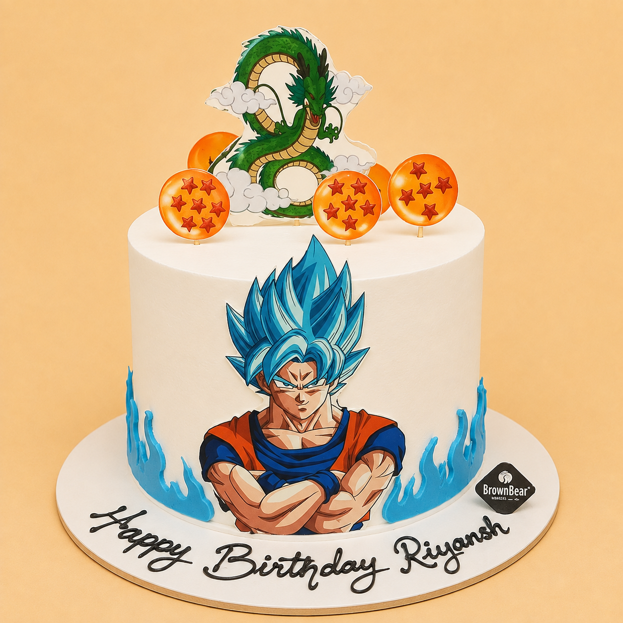 Dragon Ball Super Saiyan Cake