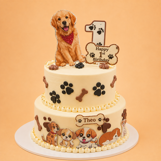 Pawfect First Birthday