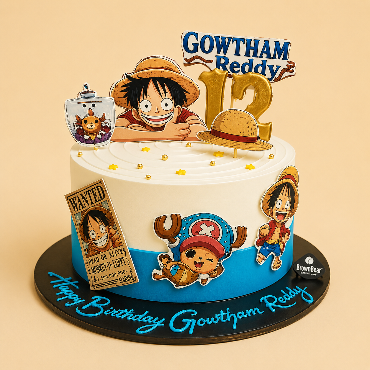 One Piece Adventure Cake