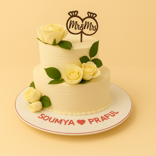 Eternal Elegance Wedding Cake