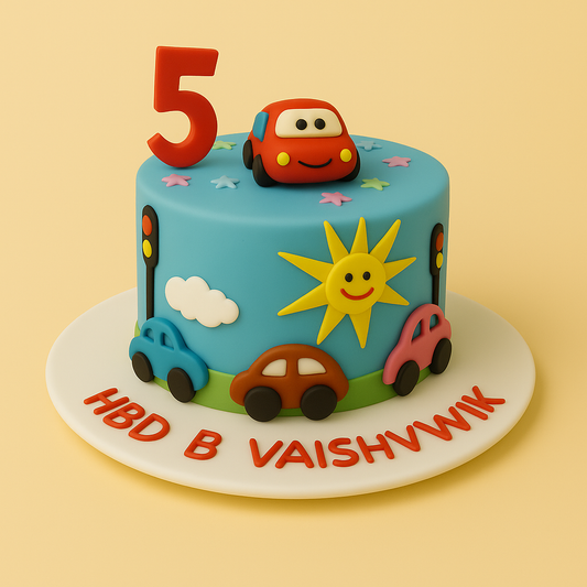 Little Racer Birthday Cake