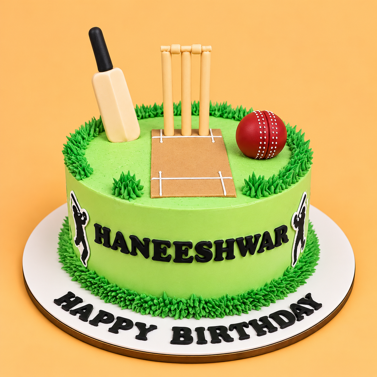 Cricket Fever Birthday Cake