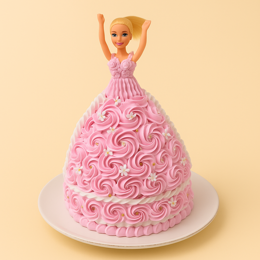 Princess Barbie Birthday Cake