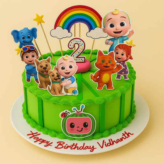 Cocomelon Rainbow Fun Cake