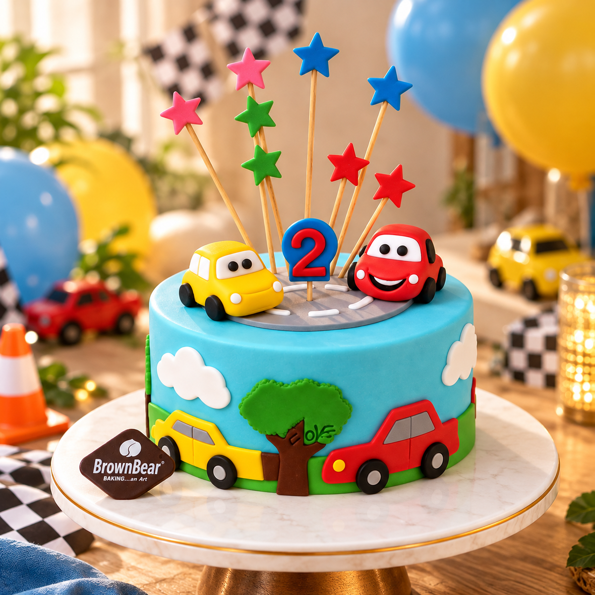 Cars Adventure Birthday Cake