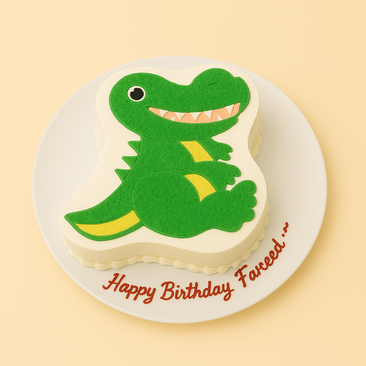 Dino Delight Birthday Cake