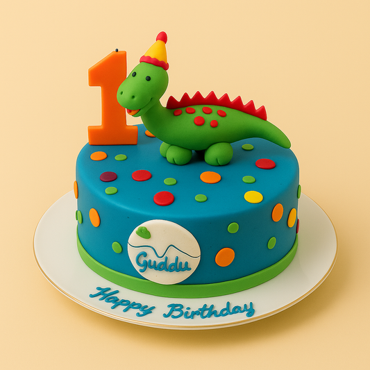 Dino Party Cake