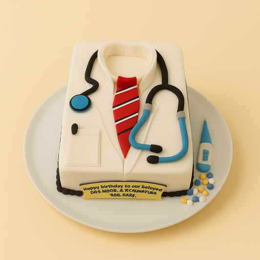 Doctor’s Coat Theme Cake