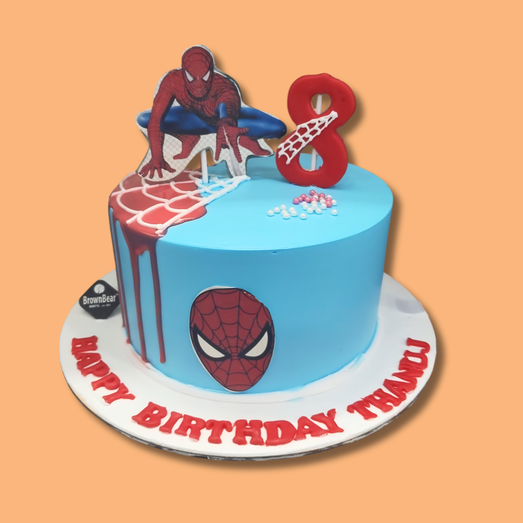 Spider Hero Birthday Cake