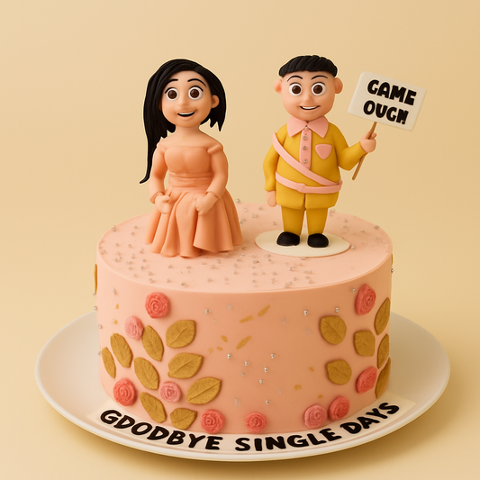 Game Over Couple Cake