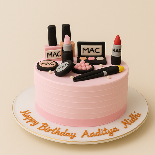Glam Diva Makeup Cake