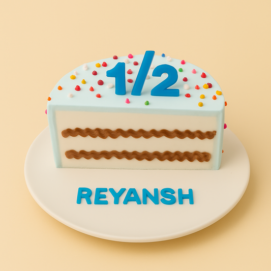 Half-Birthday Sprinkle Cake