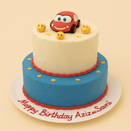 Happy Wheels Car Cake