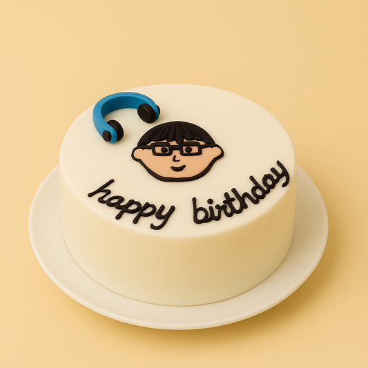 Headphones Birthday Cake